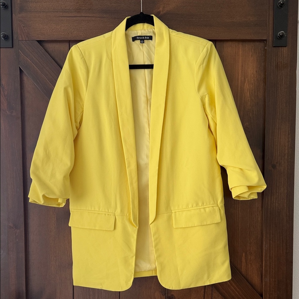 Vibrant Yellow Women's Blazer